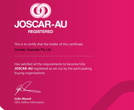 JOSCAR-AU Registered Supplier