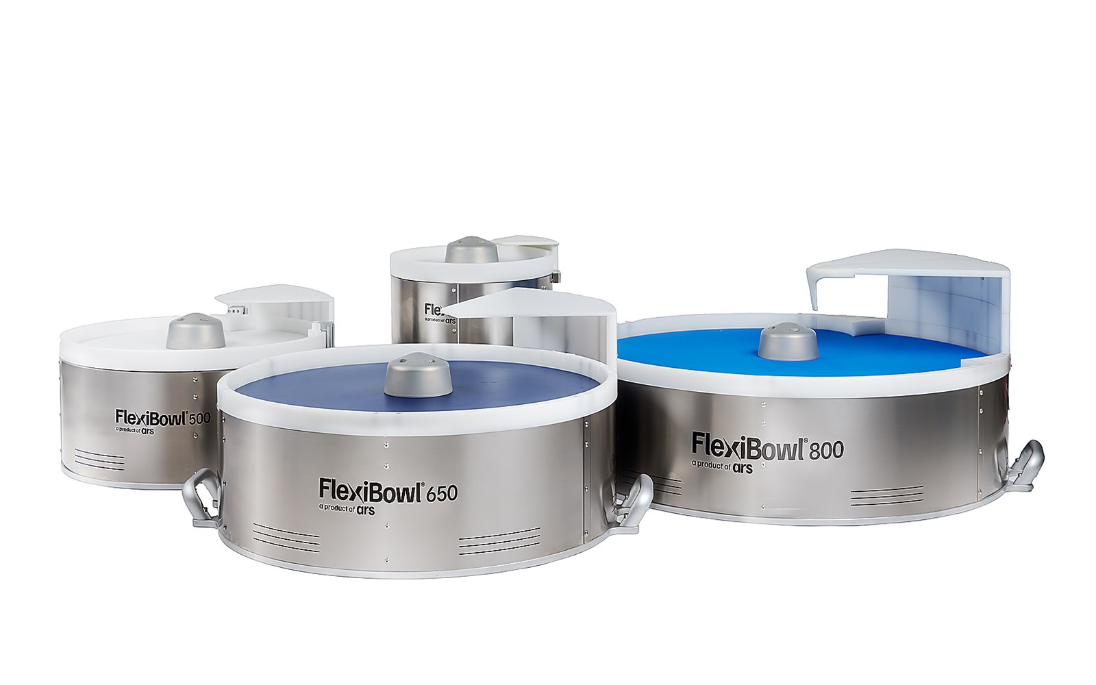 FlexiBowl flexible parts feeders, current generation range, available in Australia through Comtec