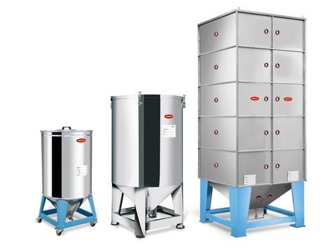 Moretto storage bins and silos